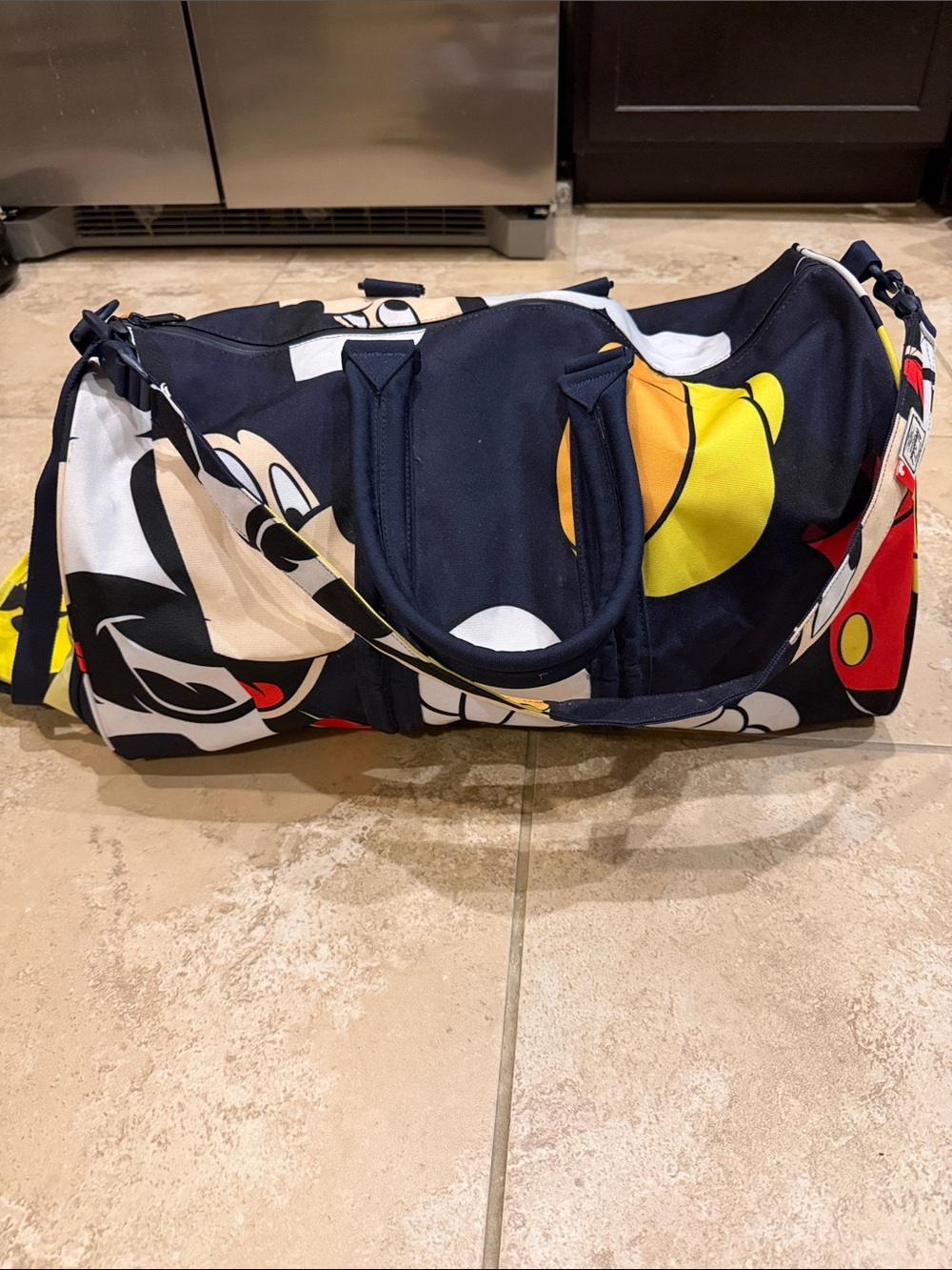 Herschel Supply Co. Black, Red, White, Yellow Patterned Strap - Picture 10 of 12